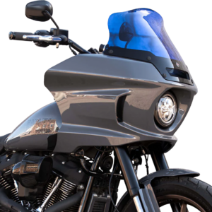 Kolor Flare® Windshield - 8" - Blue - '22-'25 FXLRST