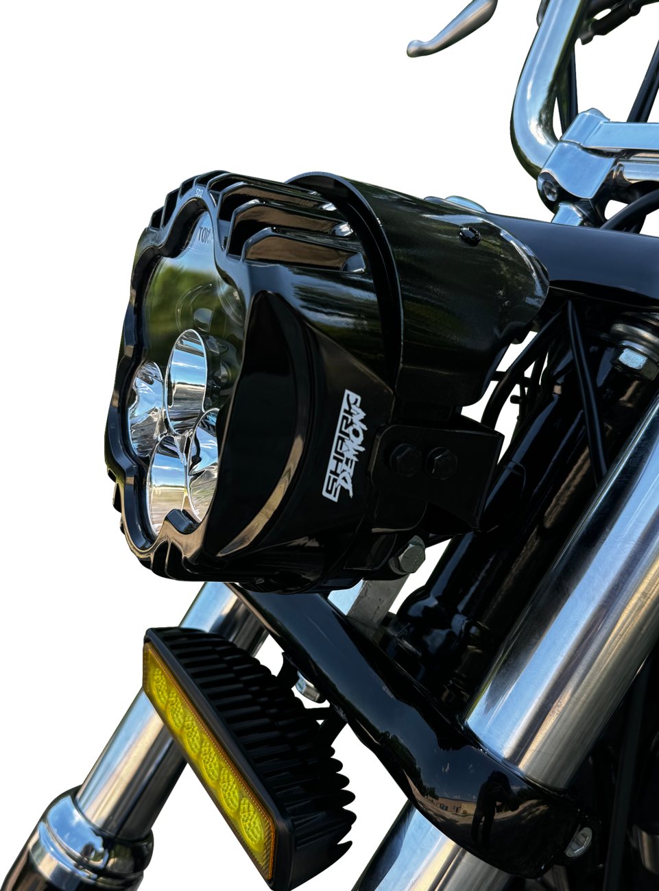 LED Headlight - Shark Demon® - Pedestal Mount