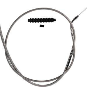 High-Efficiency Stainless Steel Clutch Cable for Harley-Davidson - +6" - '21-'24 FLH
