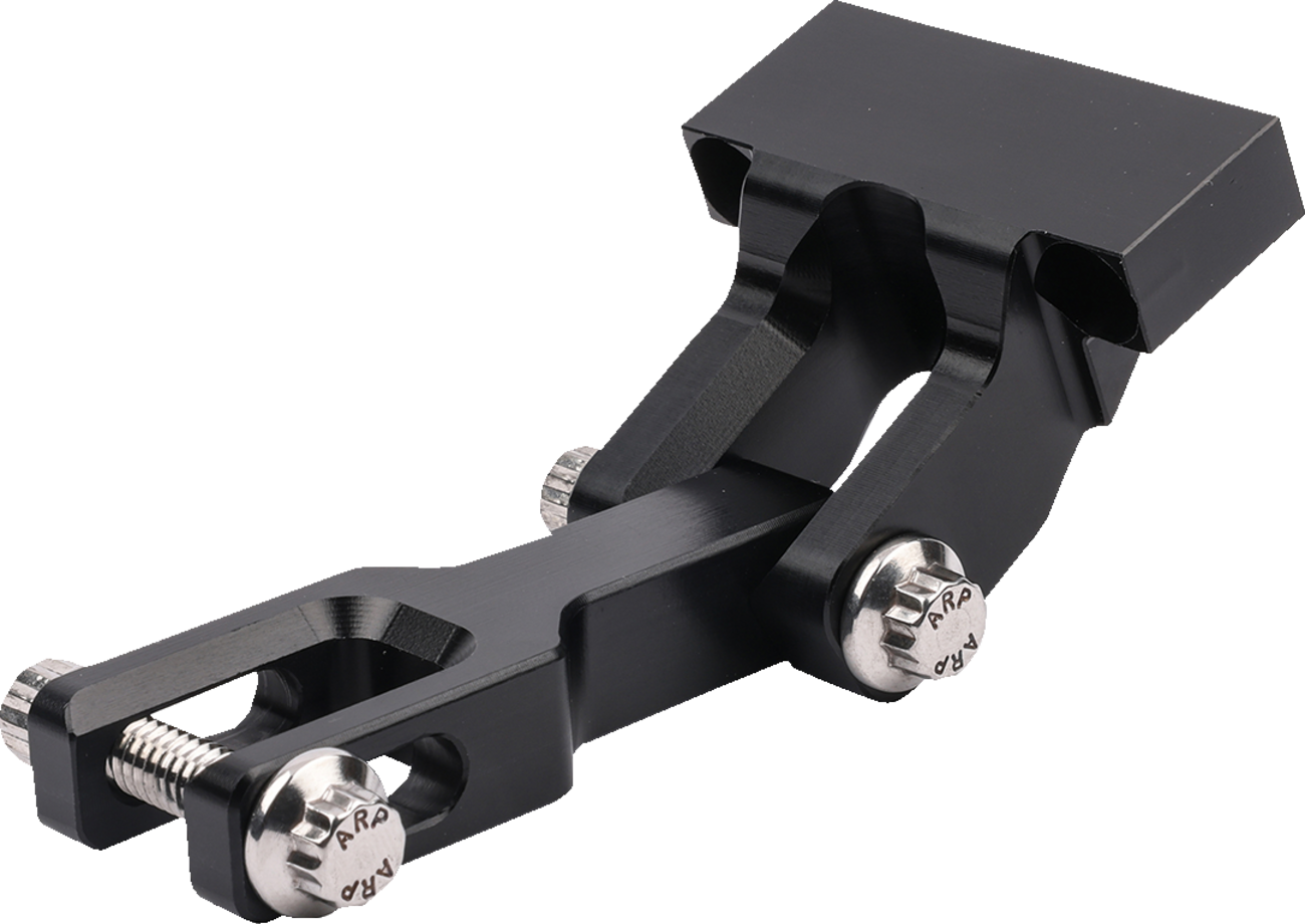 OG riser gauge relocation mounting bracket - Black