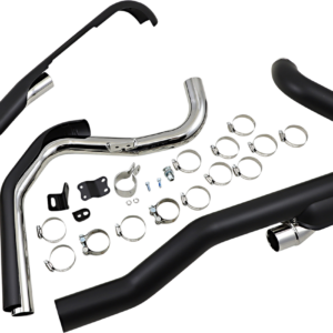 Powerport Trike Dual Headpipes - Raven Black