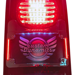 Turn Signal Eliminator/Illuminated Tri-Frame - Gloss Black