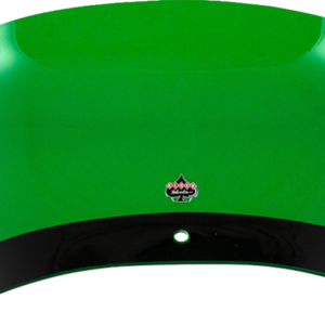 Kolor Flare® Windshield - 8" - Green - '98-'13 FLTR