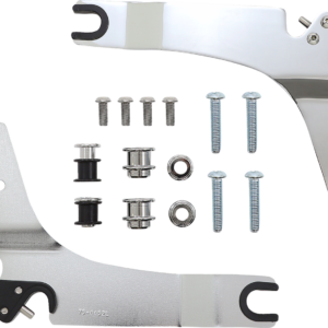 Backrest Kit - 14" - Chrome - Softail