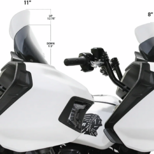 Flare® Windshield - 14" - Tall - Dark Smoke - '14-'25 Indian