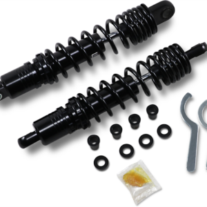 Premium Ride-Height Adjustable Shocks - 13.5" - Heavy Duty - Black