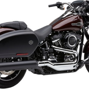 Slip-On Mufflers - Dual-Cut - FLSB - Black
