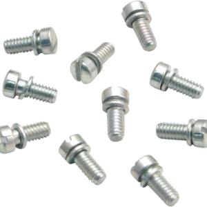 Slotted Round Head Screws - 10-Pack