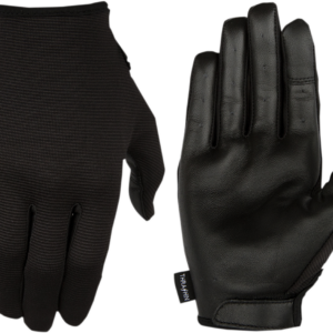 Stealth Leather Palm Gloves - Black - XL