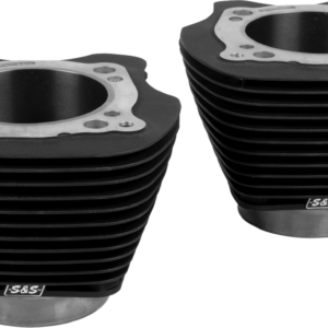 Cylinder Set - 4.320" Bore - Unhoned - Black w/o Highlighted Fins - M8
