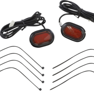 Antenna Grommet Light - Red Lens - Black