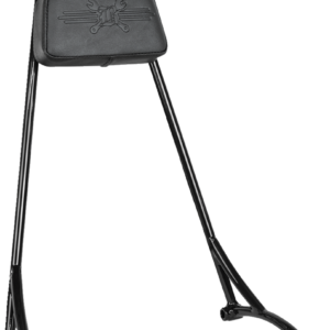 20" Tall Sissy Bar - Black - Honda - CMX