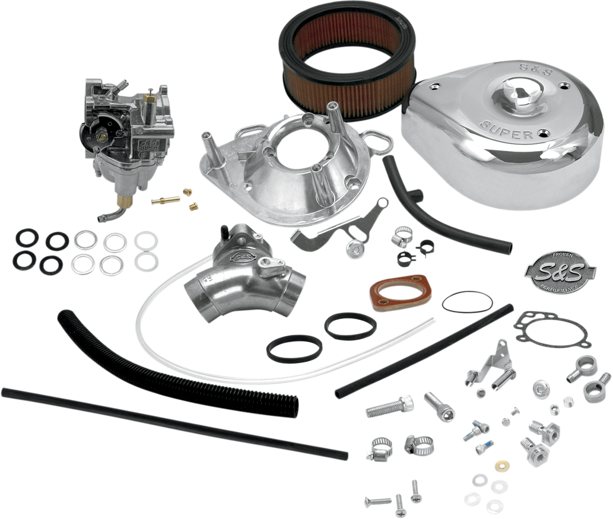 Super E Carburetor Kit with Manifold - Evolution Big Twin