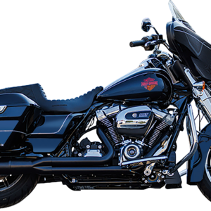 2-into-1 Sidewinder Exhaust System - 50-State - Black - M8 Touring