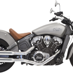 Classic Slip-On Mufflers - 3" - Chrome - Scout
