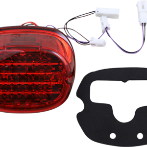 Taillight w/ Integrated Turn Signal - No Window - Red Lens