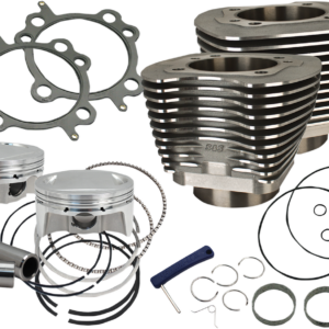 107" Big Bore Cylinder Kit - Wrinkle Black - Twin Cam