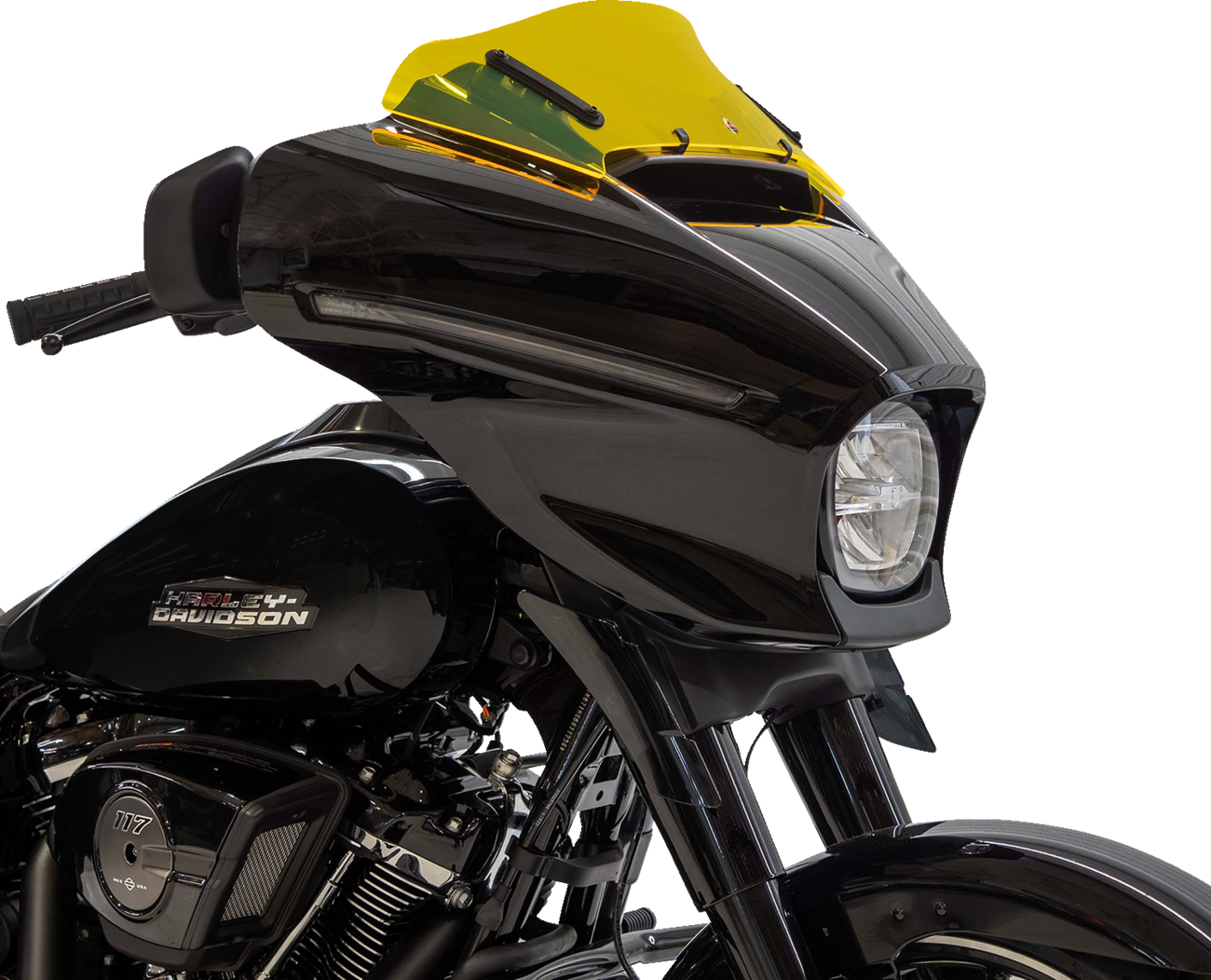 Ice Flare® Windshield - 6-1/2" - Yellow Ice - FLHX