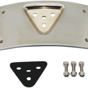 Radius License Plate Mount - Chrome