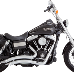 2-into-2 Big Radius Exhaust System - Chrome