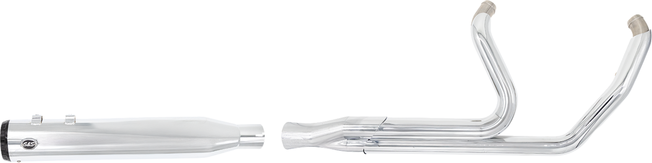2-into-1 GNX Exhaust System - 49-State - Chrome - M8 Touring