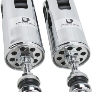 422 Series Adjustable Shocks - 1,117 lb/in - Chrome - Heavy-Duty