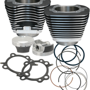 106" Big Bore Cylinder Kit - Wrinkle Black - Twin Cam
