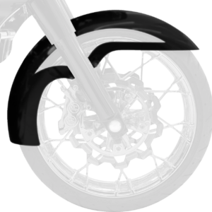 Ventana Front Fender - Black - 21" HD Touring/Trike