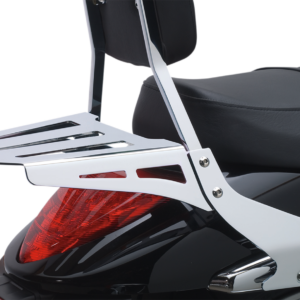Sissy Bar Luggage Rack - Chrome - Laser-cut