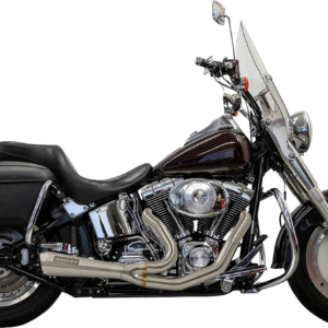 2-into-1 Ripper Exhaust System - Short - Stainless - Twin Cam Softails