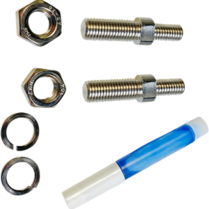 Adapter - Mirror - Chrome - M8 x 1.25/M10 x 1.25 Right-Hand Thread/Left-Hand Thread