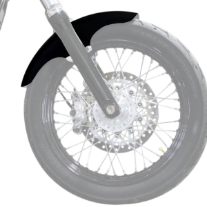 Top-Hat Front Fender - Black - 19" - HD Softail