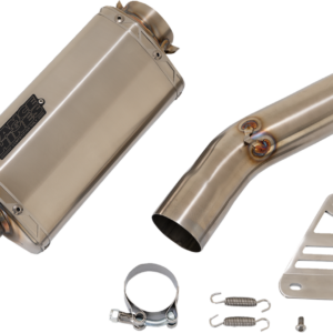 VS-6 Slip-On Muffler - Stainless Steel - Honda CB/CBR 500