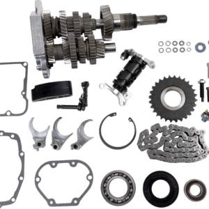 Direct Drive Gear Set - 6-Speed - Polished - '01-'06 Touring