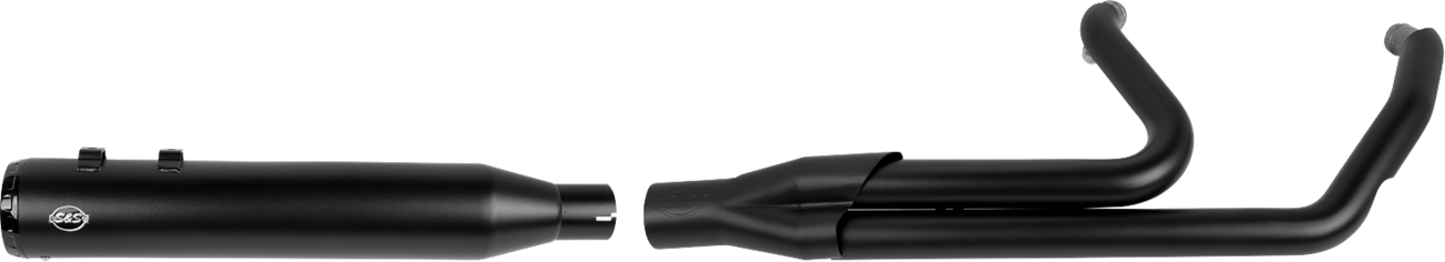 2-into-1 GNX Exhaust System - 49-State - Guardian Black - M8 Touring