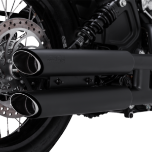 3" Twin Slash Slip-On Mufflers - Black