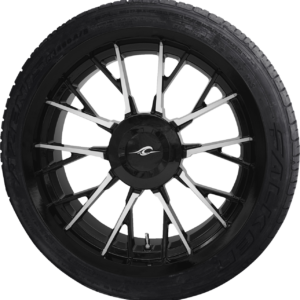 Marlin 3D Rear Wheel - Black Cut (18") | Falken Tire 215/45R18 - Trike