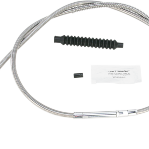 High-Efficiency Stainless Steel Clutch Cable for Harley-Davidson - +6" - '07-'14 Softail