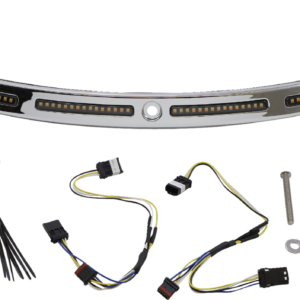 Windshield Trim - Sequential Turn Signals - Chrome