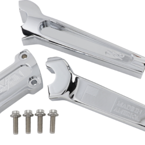 Handlebar Risers - Straight - 8" - Chrome