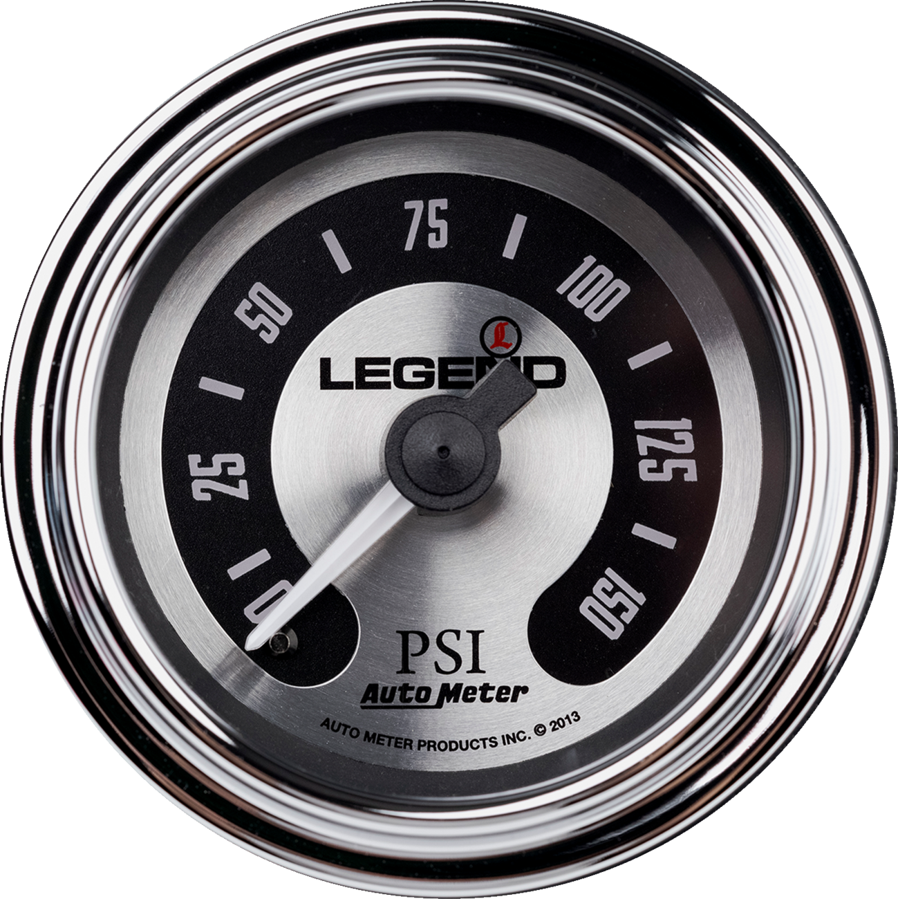 Fairing Mounted LED Backlit PSI Gauges - Spun Aluminum
