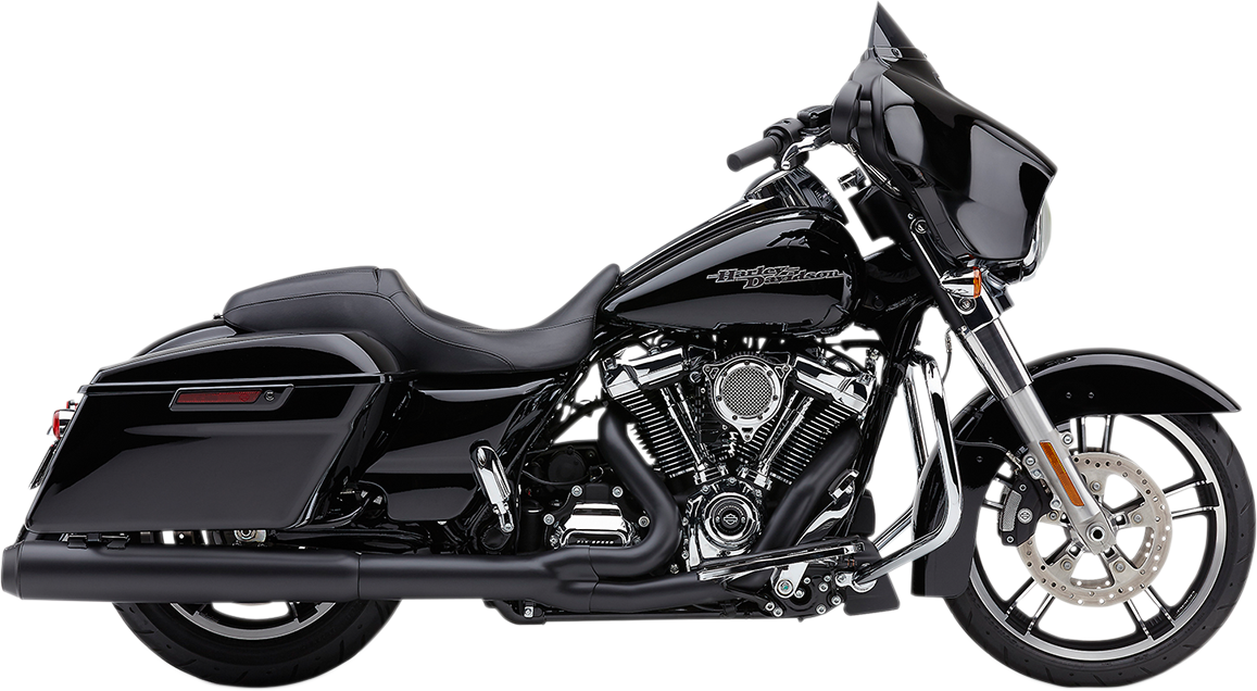 Powr-Flo 2:1 Exhaust - Black - '17-'20 FL