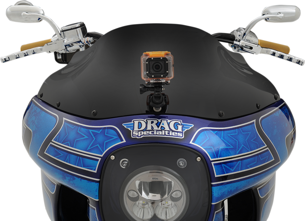Flare® Windshield - 9" - Black - '85-'92 FXRP