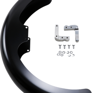 Wrapper Front Fender - Black - 19" - HD Dyna/Softail