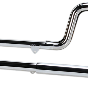 True Duals Exhaust System with Fishtail Mufflers - 36" - Softail