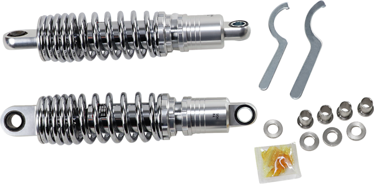 Premium Ride-Height Adjustable Shocks - 11.5" - Standard - Chrome