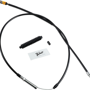 High-Efficiency Black Vinyl Clutch Cable - +6" Size