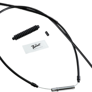 High-Efficiency Black Vinyl Clutch Cable - +6" Size