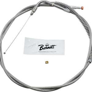 Stainless Steel Throttle Cable - +10" - '96-'01 Touring