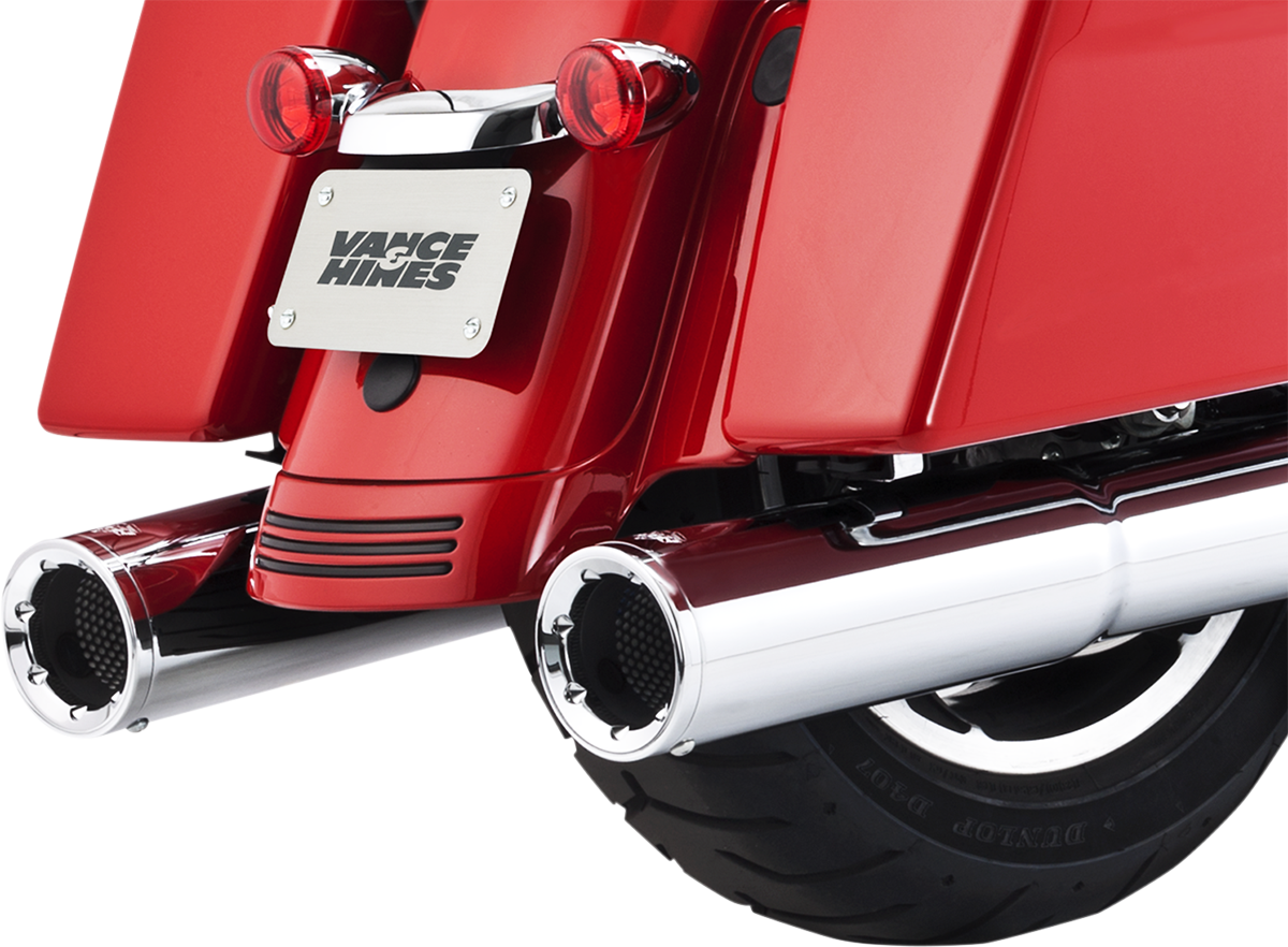 Hi-Output Slip-On Mufflers - Chrome - FL